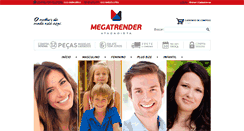 Desktop Screenshot of megatrender.com.br
