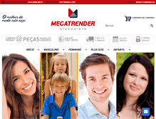 Tablet Screenshot of megatrender.com.br